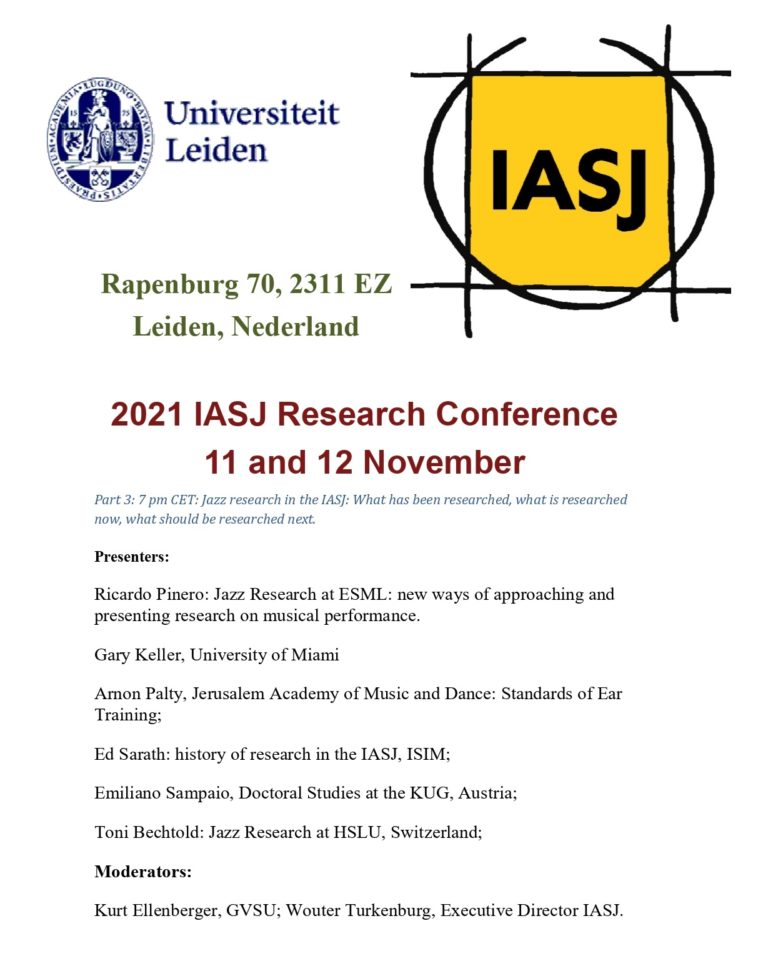 2021 IASJ Research Conference